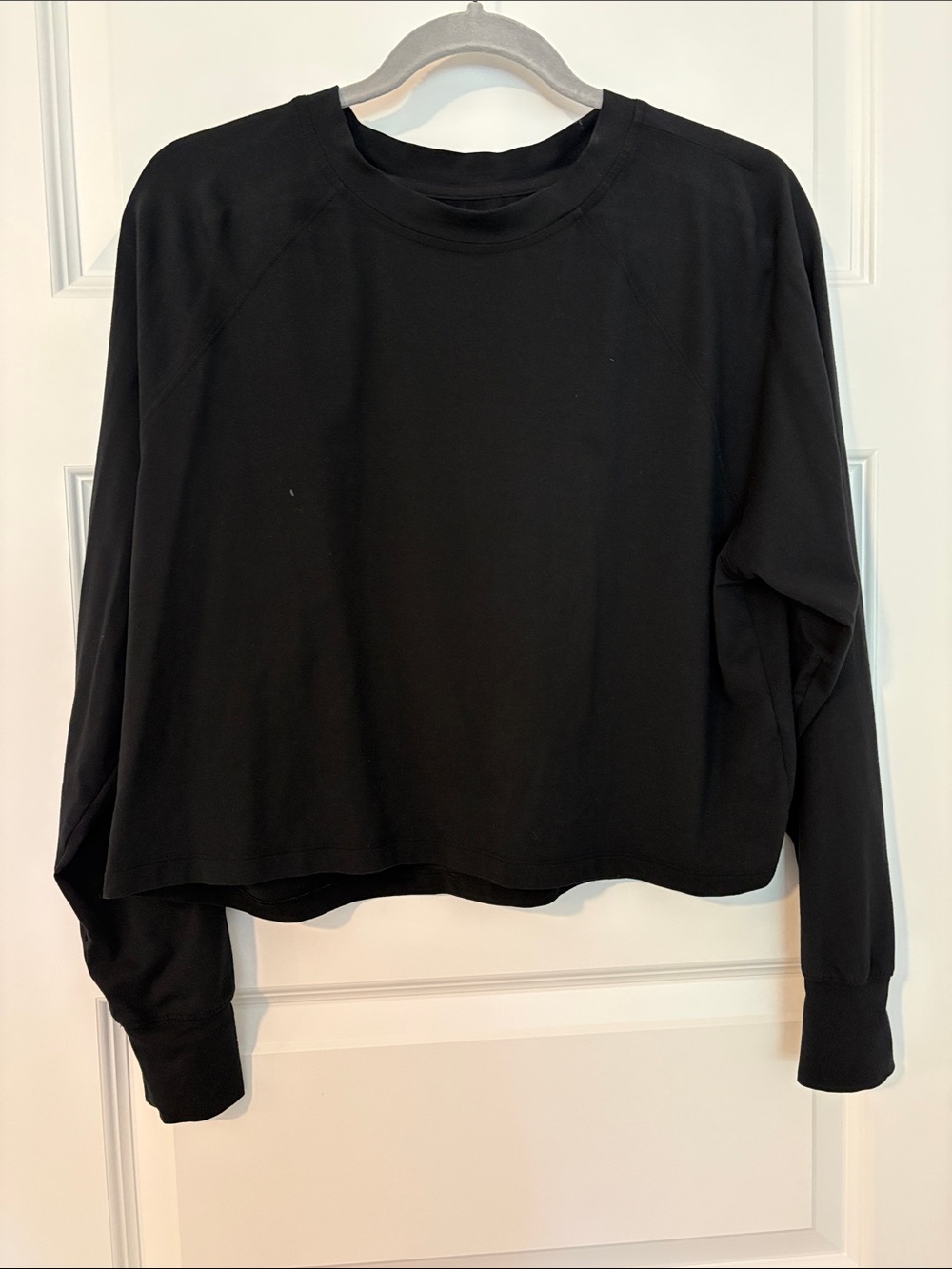 YPB Women's Lightweight Black Crewneck